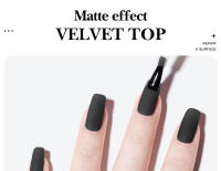 Esmalte de Uñas Clou Beaute Mate Terciopelo Top Coat Semi-permanente con Base de Goma Fuerte Sin Ácido para Gel Esmalte de Uñas Primer Gel de Flores - details 3