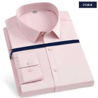 Camisa elástica de manga larga, nuevos productos antiarrugas, blusa vertical masculina, camisa masculina (Regalo 1 pieza) - details 12