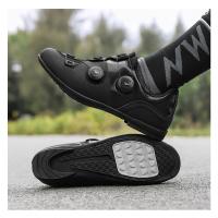 Zapatos de Ciclismo para Aire Libre Fondo de Goma Sin Cierre, Fondo para Carretera y Montaña con Doble Hebilla - details 30