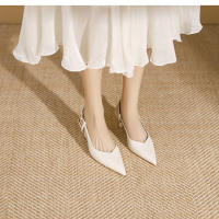 Zapatos de tacón de aguja con espalda hueca y punta de bolso de boca baja de nuevo estilo - details 16