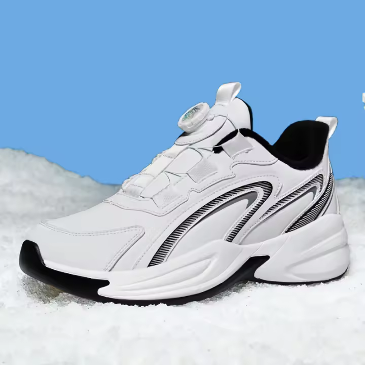 Zapatos deportivos cálidos gruesos de terciopelo que absorben los golpes para hombres y mujeres, zapatos para correr informales - 1