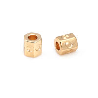 Gran Espaciador de Cilindro de Latón Dorado de 18K Accesorios para Hacer Pulseras - details 38