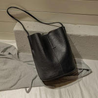 Bolso de hombro Vintage de gran capacidad para mujer, bolso cruzado informal de cuero PU, Color sólido, bolso de compras con asas - details 25