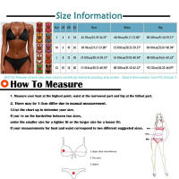 Nuevo conjunto de bikini de verano para mujer, sujetador push-up sexy con almohadilla - details 19