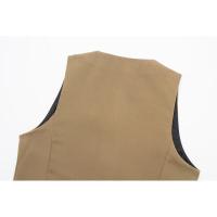 BUNO-moda para mujer, chalecos lisos de un solo pecho, chaleco Vintage sin mangas, chaquetas femeninas elegantes para mujer, camisetas sin mangas - details 9
