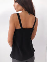 Verano Moda Suelta Camisola Sin espalda Sexy camiseta sin mangas para mujer - details 7