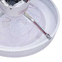 Ventilador de Techo LED Inteligente 220V, 20.5 Pulgadas, Luz Cálida, Luz Neutra, Luz Blanca - details 12