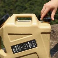 Cubo para beber al aire libre de 12L, contenedor portátil de almacenamiento de agua de gran capacidad, tanque de agua para acampar resistente al desgaste a prueba de fugas - details 23