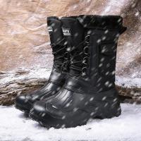 Botas de nieve invernales para hombre Zapatos de pesca al aire libre Zapatos de Trekking en la nieve Novedad 2024 Zapatillas de deporte para caminar al aire libre - details 3
