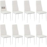 Sillas de Comedor Juego de 4 Sillas de Metal para Cocina, Silla de Mesa Comoda Silla con Asiento Tapizado, Negro - details 72