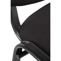 Silla de Visitas Ken en Tela I Silla de Conferencias Apilable I Silla de Reuniones con Capacidad máx. 120 kg I Color:, Color:Negro - details 6