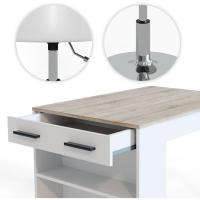 Mesa de Bar Reposo, Antracita/Blanco, 67 x 100 cm - details 36