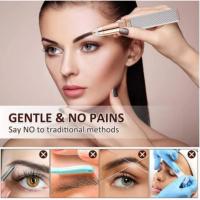 SANDALFON Maquinilla de Afeitar para Cejas Eléctrica 4 en 1, 4 cabezales de corte Recortadora de Vello Nasal, Depilación Facial para Mujeres  y removedor de Cabello, Brazos, Piernas, Cuerpo, Lavable Recargables Carga usb Seguro y sin Dolor - details 12
