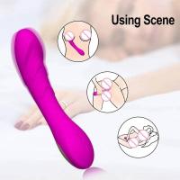 Juguete sexual del vibrador del dildo del punto G poderoso para las mujeres del estimulador del clítoris del clítoris del masajero de la masturbación femenina con USB recargable - details 1