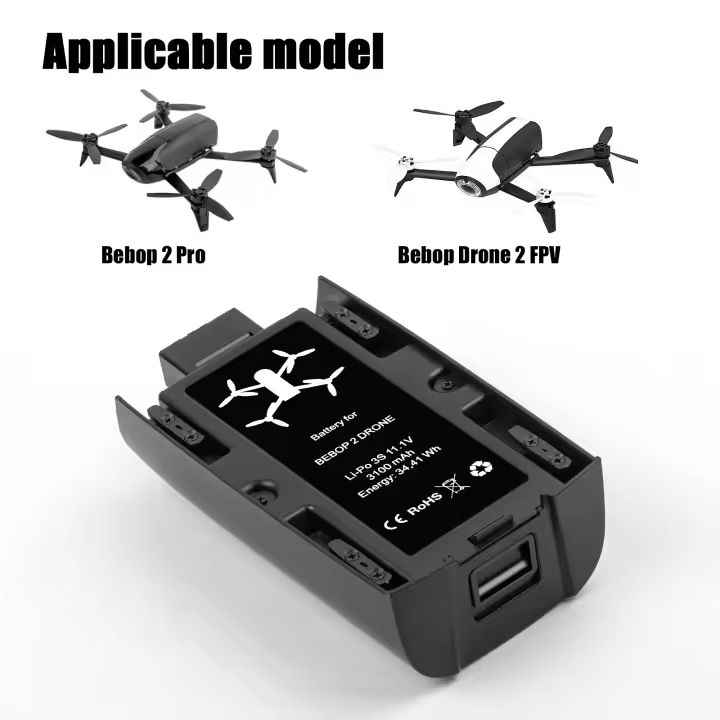 Batería Para Drones Parrot Bebop 2 Pro Bebop Drone 2 FPV - 1