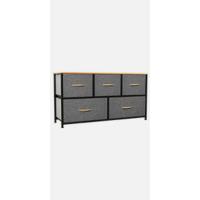 Cajonera de Tela Extraíble de 8 Cajones Comodidad para Sala de Estar, Dormitorio, Habitación Infantil Gris Oscuro - details 9