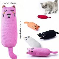 Juguete De Masticar Para Gatos Relleno De Catnip Juego De Ratones De Dibujos Animados Resistente a Mordidas Juguetes Para Morder Y Chupar Para Gatos - details 1
