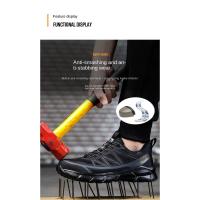 Zapatos de Trabajo Ligeros y Cómodos para Hombres Zapatillas de Protección Antideslizantes Impermeables con Suela de Goma Resistente al Desgaste - details 4