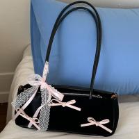 Bolso de mano francés dulce para compras, cinta de estilo coreano para mujer, bolso para axila, bolso de viaje de cuero PU de alta calidad - details 4