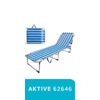 Tumbona plegable de playa Reclinable en 3 posiciones, 188x58x30 cm, peso máximo 110 kg - details 3