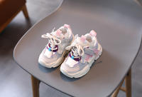Zapatos Deportivos informales de cuero para niños y niñas, zapatillas de malla para correr, transpirables, suela suave - details 2