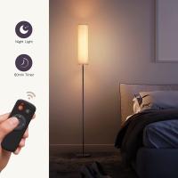 Lámpara de pie LED, lámpara de pie regulable para sala de estar, lámpara de pie con temperatura de 3 colores, lámpara de lectura con pantalla de lino e interruptor de pie - details 21