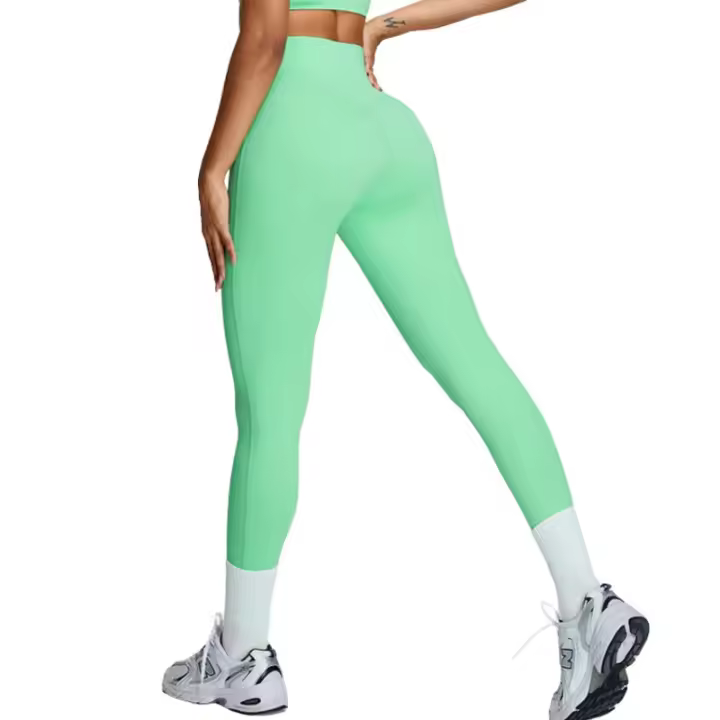 Pantalones de yoga para mujer, pantalones deportivos de cintura alta para levantar la cadera, mallas ajustadas para correr al aire libre - 1
