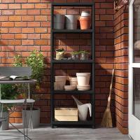 Estantería de Almacenamiento de Polipropileno PP Multiusos Paquete 2 125Kg Carga 61x31x171cm Tamaño - details 1