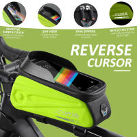 WEST BIKING-bolsa impermeable para teléfono, accesorio sensible a pantalla táctil de 7,0 pulgadas, para cuadro delantero de bicicleta de montaña o carretera - details 1