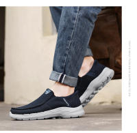 Los hombres zapatos transpirables de malla tejida ultra-ligeros con suela gruesa de pedal. - details 8