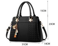 Bolso Gusure, bolso cruzado para mujer con borla colgante, bolsos de hombro femeninos de gran capacidad, bolso de mano bordado, mochila principal de lujo de alta gama - details 17