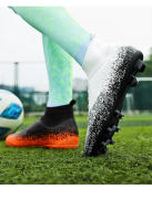 Zapatos de entrenamiento de césped transpirables de caña alta para fútbol sala y exterior - details 27