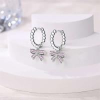 Anillos de pavimentación brillantes de circonita 2025 con lazo de plata pura Original, pendientes para mujer, regalos de joyería de aniversario - details 20