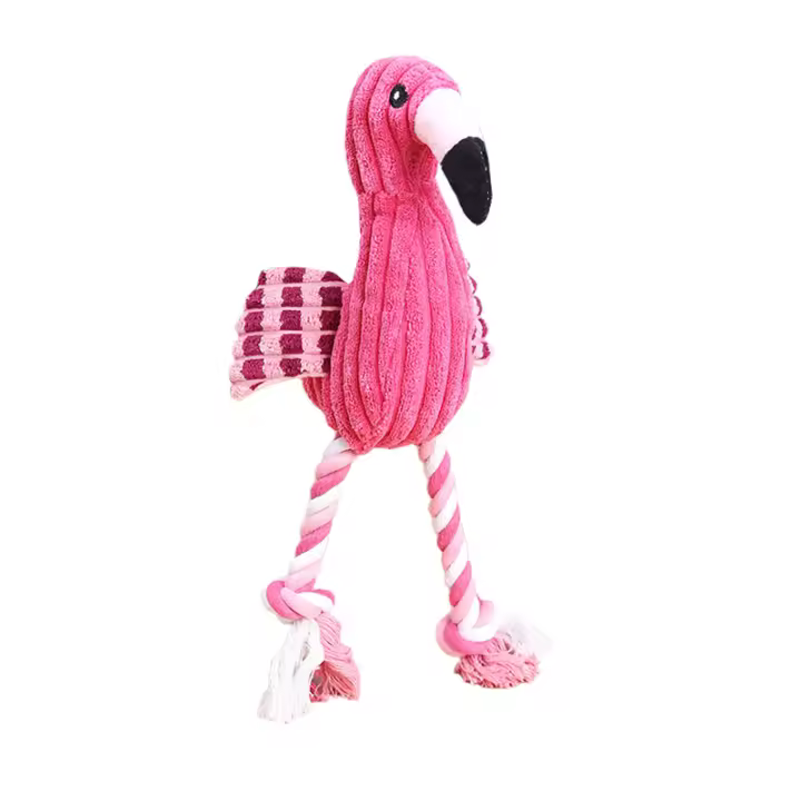 1 unidad de juguetes chirriantes con forma de Animal, juguete para perros de peluche, lindos juguetes de pana resistentes a mordeduras para perros pequeños y grandes, accesorios para perros y cachorros - 1