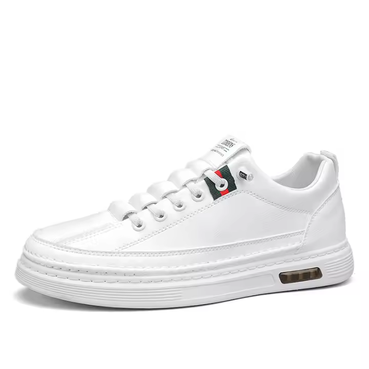 Zapatillas de deporte de lujo para hombre, zapatos informales de cuero, a la moda, para las cuatro estaciones - 1