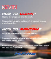 Carrete de Pesca MIFINE KEVIN Ultraligero Serie 1000-6000 3+1BB 5.2:1 Max Drag Pesca de Trucha - details 11