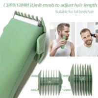 Afeitadora de pelo corporal para hombre, recortadora de bolas para ingle, púbico, cuchilla de cerámica reemplazable, Afeitadora eléctrica, Clippe impermeable - details 5