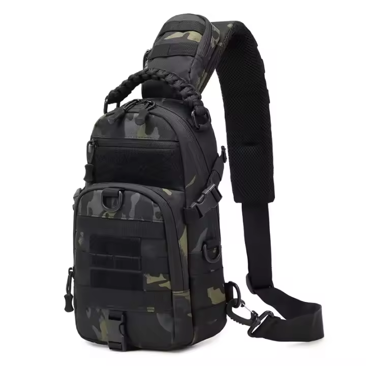 Nuevo modelo 2025Camping Chest Bag Mochila táctica para hombres Hombro deportivo Senderismo al aire libre Escalada Ciclismo Pesca Viajes MOLLE Sling Fanny Pack - 1