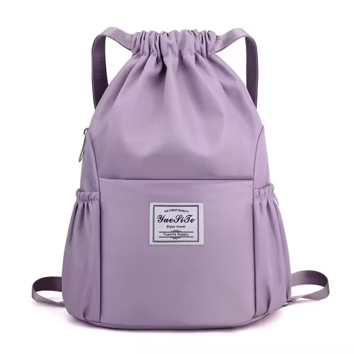 Bolso de mujer nueva moda mochila de cubo de agua Simple ligero con cordón de tela Oxford mochila de viaje bolso de escuela para estudiantes - 1