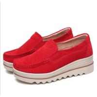 Mocasines informales sin cordones para mujer, zapatos de plataforma a la moda - details 4