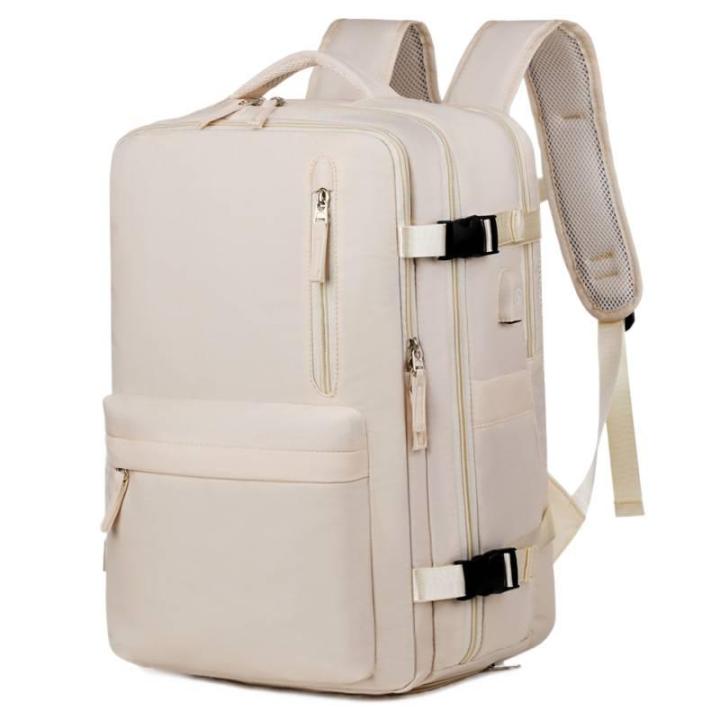 Mochila de Viaje de Gabinete de Aireplane 45X18X30 Bolsa de Mano de 20L con Agujero de Carga y Bolsillo Antirrobo