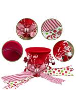 Decoraciones navideñas populares, sombrero de copa de árbol de Navidad, lazo de caramelo plegable compresible, estrella superior de árbol - details 5