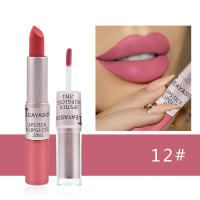 Matte Labial de Doble Cabeza Pasta de Frijol Mate Labial No Pegajoso Belleza Sin Desvanecer - details 18