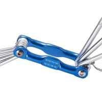 Llave hexagonal plegable portátil con mango de Metal, destornillador 8 en 1, llave Hexagonal Torx, llave hexagonal multifuncional - details 2