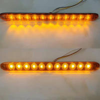 Barra de luz de remolque roja, luces de remolque cerradas impermeables para camioneta utilitaria, 11 LED - details 6