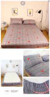 Sábana de Cama Impresa con Flor Azul Funda de Almohada de Lino Reactive para Cama Individual/Reina/Rey Protector de Almohada de Tela Elástica - details 8