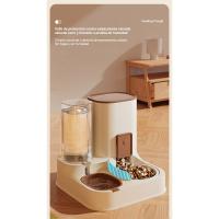 Alimentador automático para gatos, dispensador de agua, bebedero para perros y gatos, tazón de alimentación de acero inoxidable, botella para beber, cuencos, suministros para mascotas - details 0