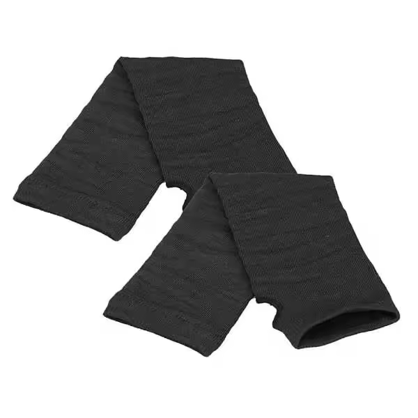 Guantes Sin Dedos De Punto Unisex De Hombre Mujer Mitones Largos Suave Cálido Cálido Invierno, Negro - 1