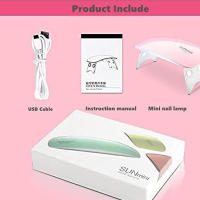 Lámpara LED Portátil Mini Secador de Manicura de Belleza para Uso Doméstico - details 2