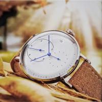 Dugary relojes de cuarzo de moda minimalistas calendario impermeable de alta calidad 41 mm relojes masculinos comercio diario masculino - details 7